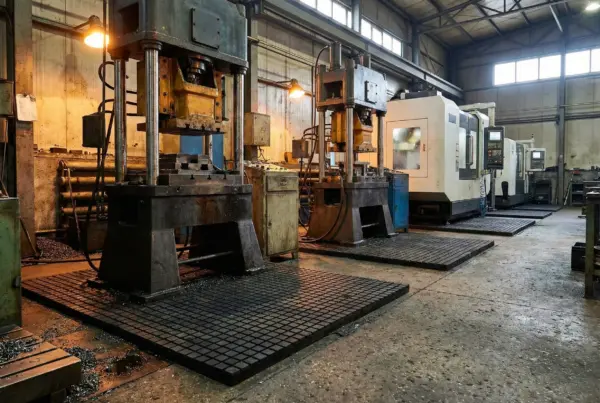 tappetini antivibranti per macchine utensili livellamento macchinari