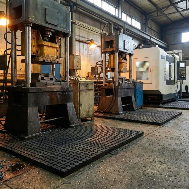 tappetini antivibranti per macchine utensili livellamento macchinari